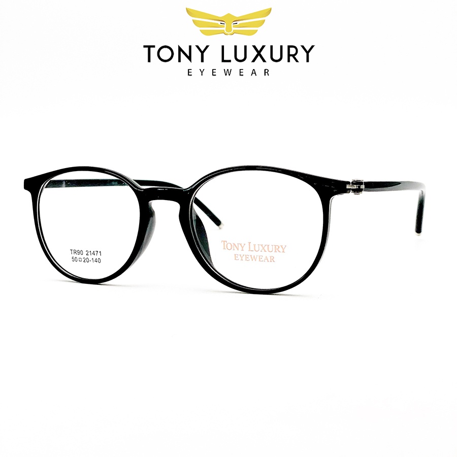 Gọng kính cận nam nữ Tony Luxury Eyewear chính hãng gọng nhựa dẻo 21471 - Nhận Cắt Tròng Cận Viễn Loạn