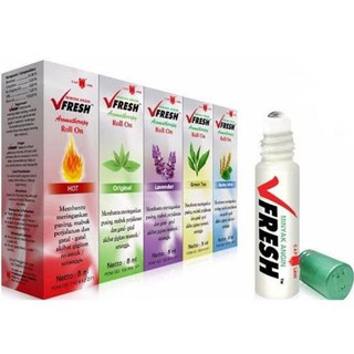 Dầu thảo dược Vfresh Barley Mint - 4 loại chai lăn 4ml
