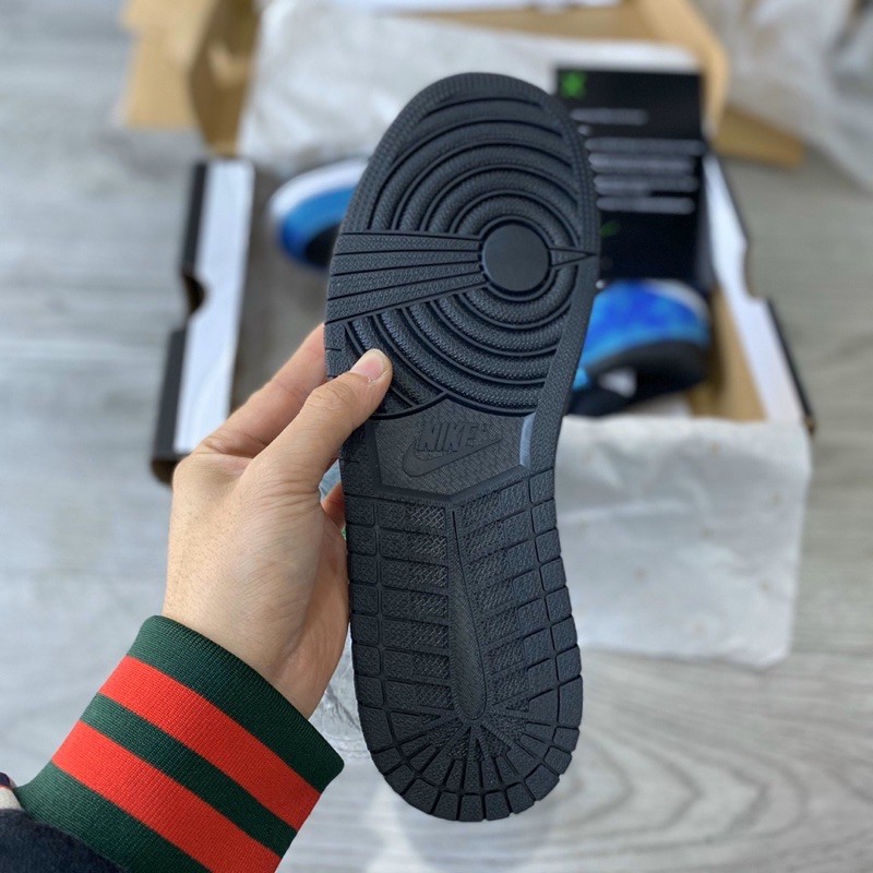 [m.sneaker] giày thể thao jd 1 xanh loang cao cổ nam nữ | BigBuy360 - bigbuy360.vn