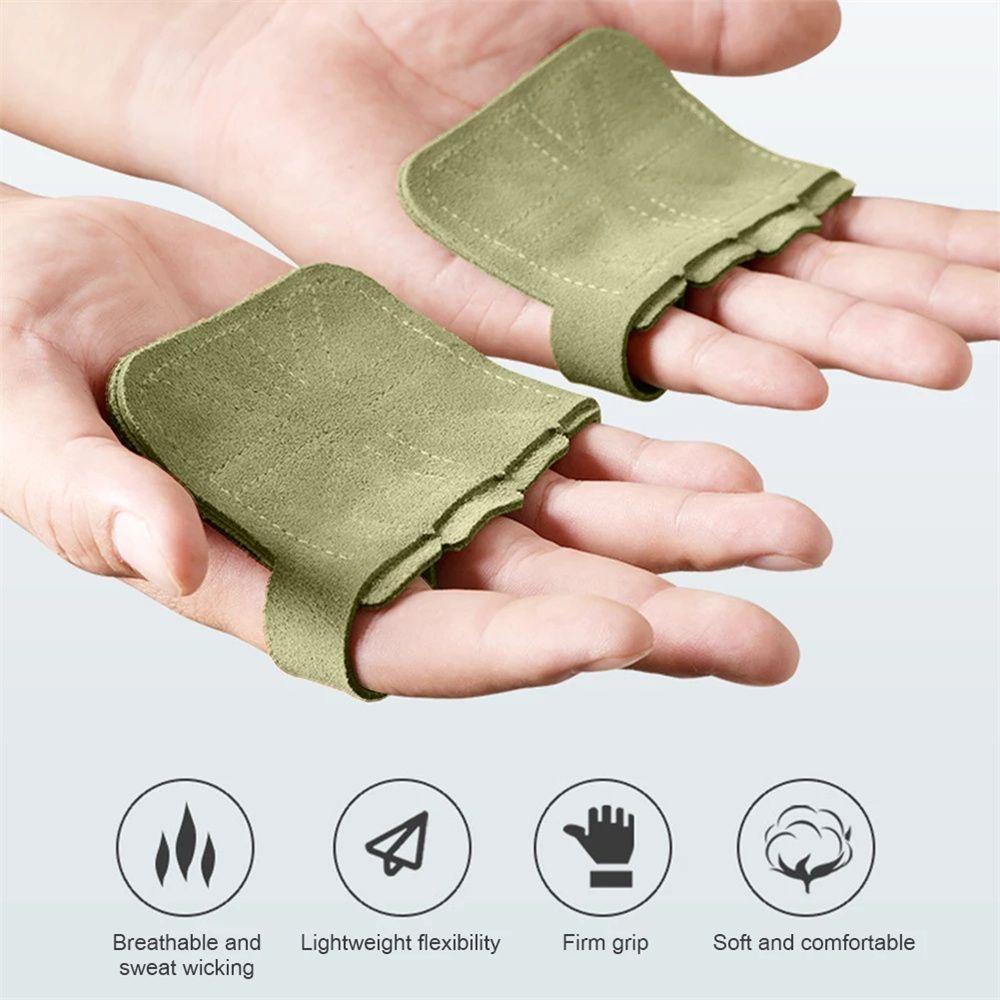 1 Cặp Găng Tay Da Hở Ngón Tập Nâng Tạ