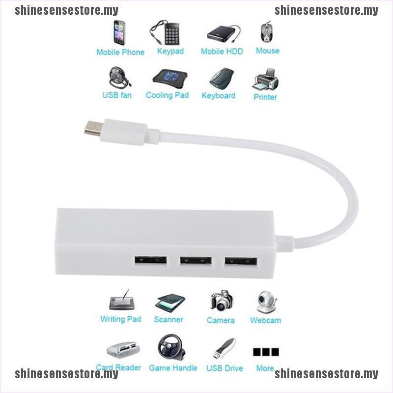 Bộ Chuyển Đổi Cổng Type C Sang Usb Rj45 Ethernet Lan