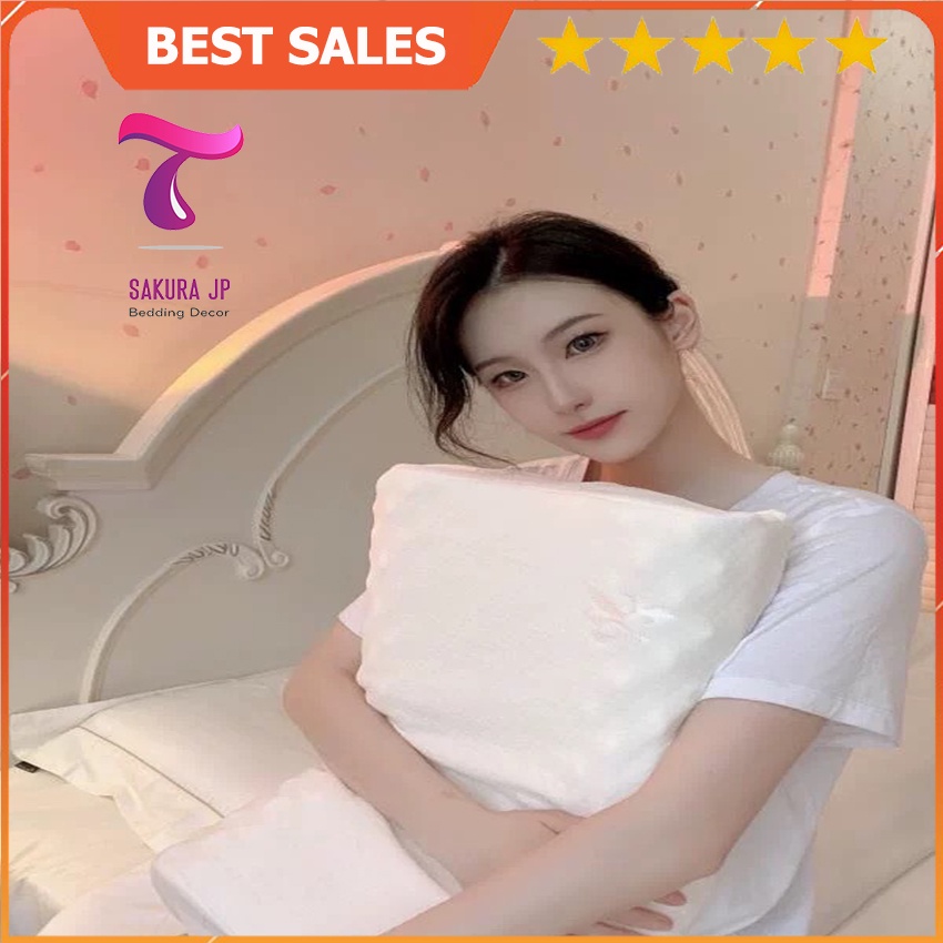 Gối Cao Su Non Yên Ngựa Vân Massage Hilton Hotel - Gối Cao Su Non Hilton Sakura JP Bedding Decor