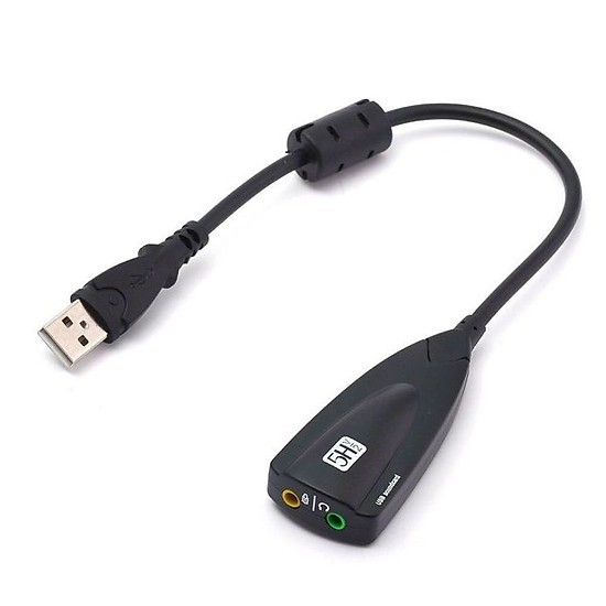 [Usb ra sound] Usb chuyển thành card âm thanh 7.1 5HV2 có dây có thể sử dụng cho máy tính bàn hoặc laptop