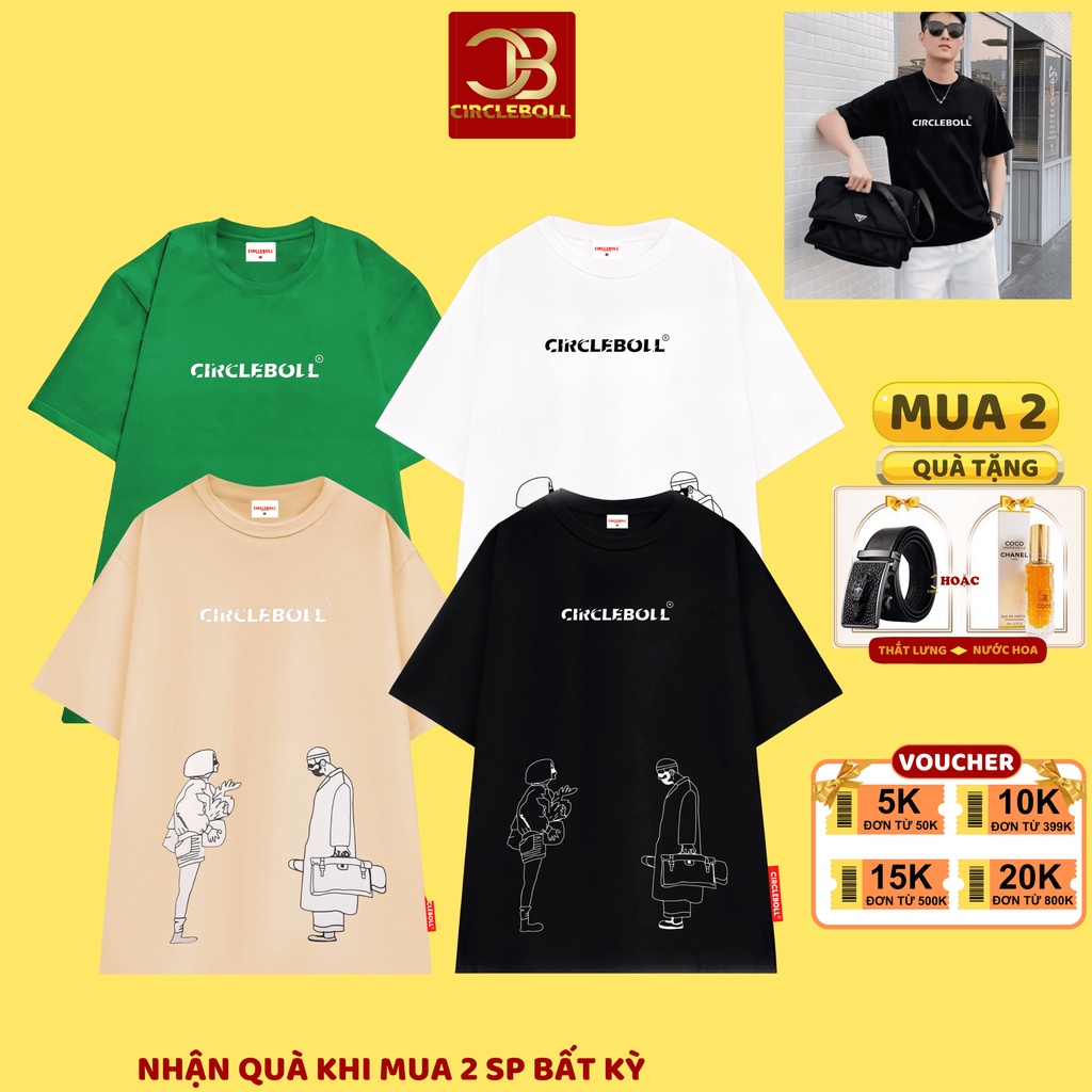 Áo Thun Nam Nữ Unisex 100% Cotton Circleboll Kindness Basic Tee