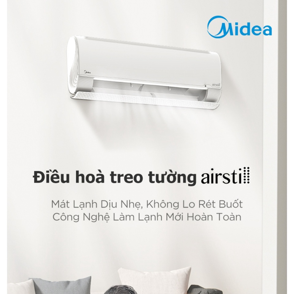 Máy lạnh Midea MSMT2 AirStill 2021 - 1 Đêm 1 Kwh Điện - Hàng chính hãng bảo hành điện tử 3 năm