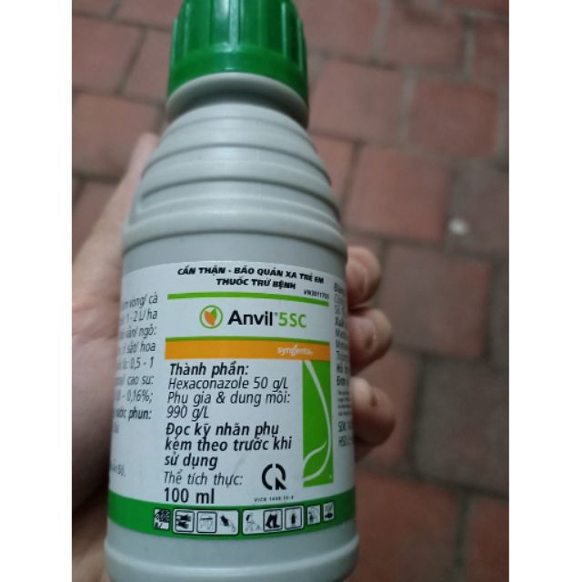 Lọ Anvil 100ml phòng trị nấm, rỉ sắt, đốm đen cho cây trồng