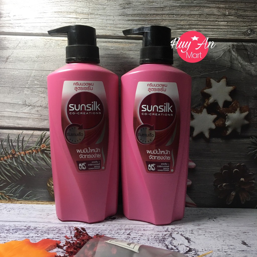 [FREESHIP] Dầu gội đầu sunsilk Hồng Thái Lan 450ML- mềm mượt và phục hồi tóc hư tổn