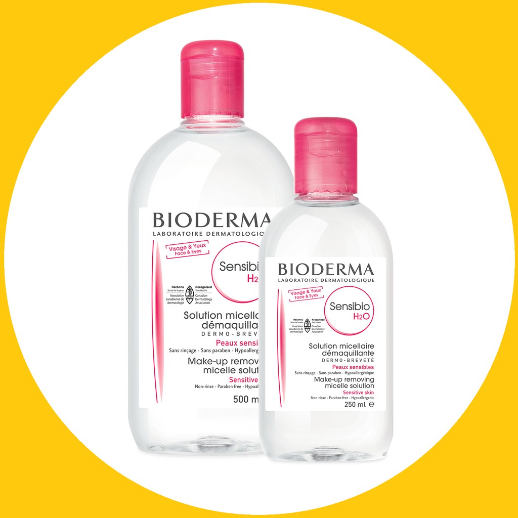 Tẩy trang công nghệ Micellar Bioderma Sensibio H2O 500ml/250ml