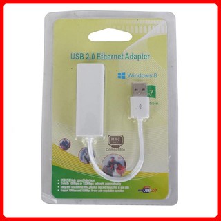 Cáp Chuyển Đổi USB Sang LAN 10/100 (Trắng)