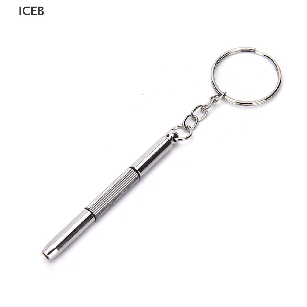 Bộ 5 Tua Vít Mini 3 Trong 1 Sửa Kính Mát Đồng Hồ Kèm Móc Khóa Tiện Dụng