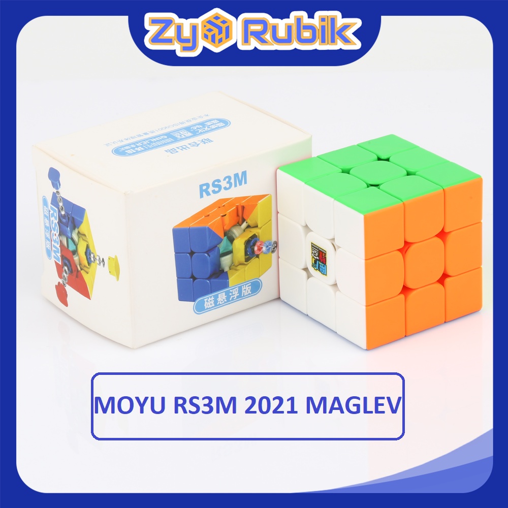 Rubik 3×3 RS3M 2021 Maglev/ RS3M 2021 Maglev/ Rubik Nam Châm Stickerless – ZyO Rubik