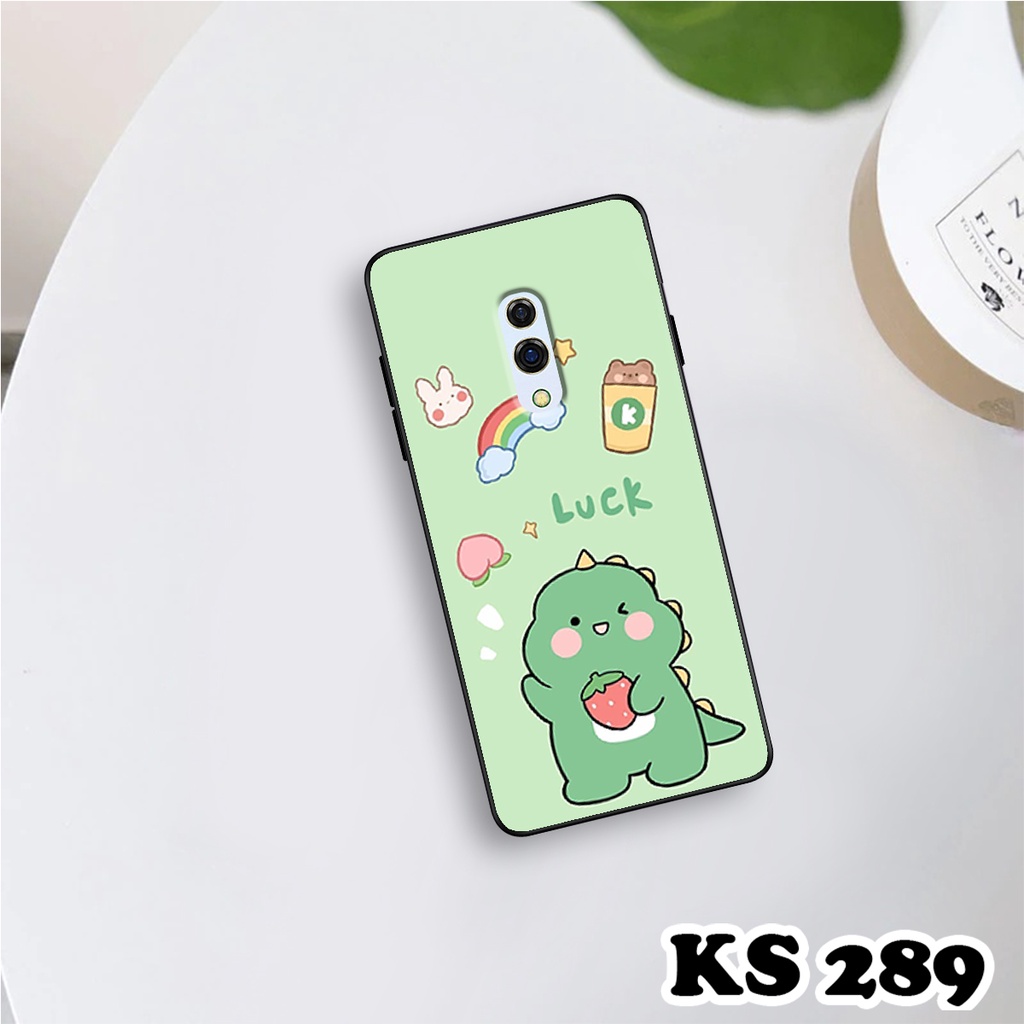 Ốp lưng Oppo K3 - Ốp Oppo in hình khủng long DinoCute - Lưng nhám viền TPU