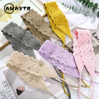 Băng đô đan móc phong cách vintage Hàn Quốc