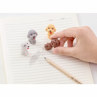 Gôm (tẩy) hình bé cún poodle đáng yêu