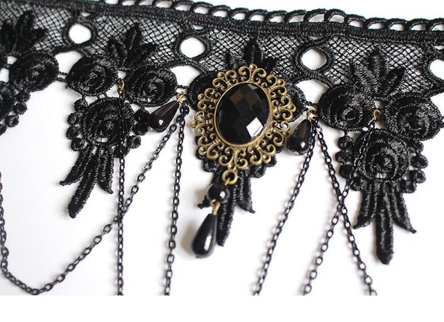 Choker cổ điển - Vòng cổ cổ điển nữ cosplay