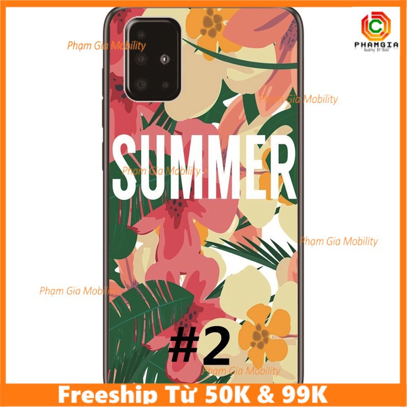 Ốp lưng hoa lá đẹp cho Samsung Galaxy A51