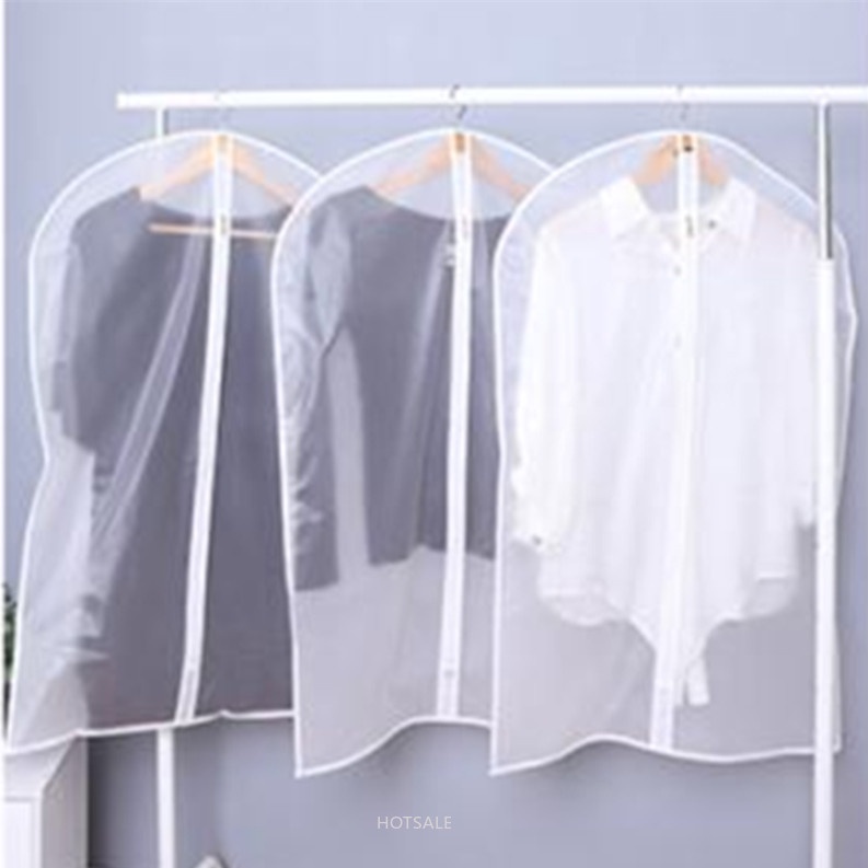Túi bọc quần áo trong suốt chống bụi tiện dụng tùy chọn kích thước