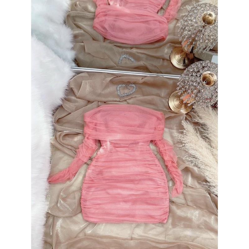 ĐẦM BODY TRỄ VAI LƯỚI NHỦ | BigBuy360 - bigbuy360.vn