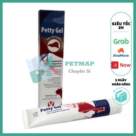 [Rẻ vô địch] [Có sẵn] Gel dinh dưỡng dành cho thú bệnh, bỏ ăn, bệnh lý về gan, giải độc gan,thú già Petty Gel 85gr