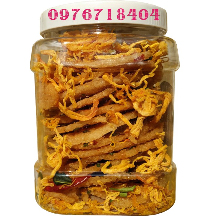 Cơm cháy lắc khô gà lá chanh giòn ngon đậm đà - Hũ 500G | BigBuy360 - bigbuy360.vn
