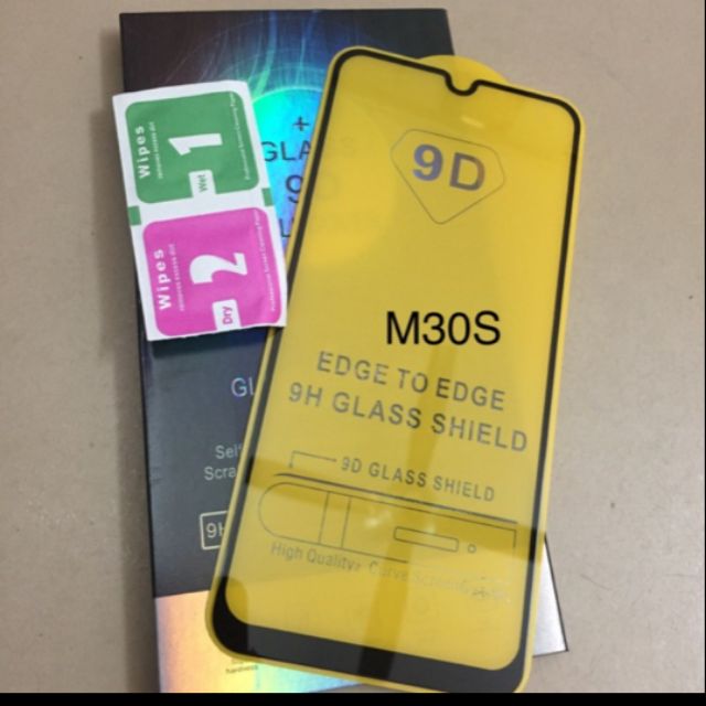 Kính cường lực 9D cho Galaxy A03S/ M30S Full kéo màn hình cao cấp