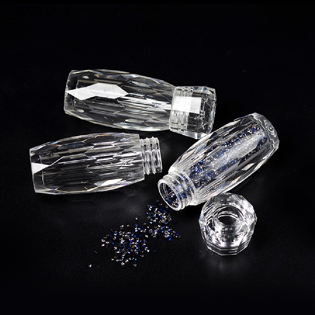 [EPVN] Nail beauty sequins genie beads bottle transparent magic crystal diamond bottle {EP}