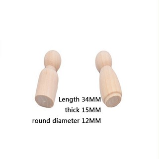 Set 10 Búp Bê Gỗ Chưa Trang Trí