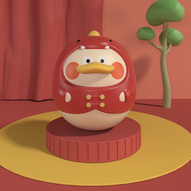 Đồ chơi lật đật BP MART hình gà trống độc đáo cho bé 6 tháng tuổi