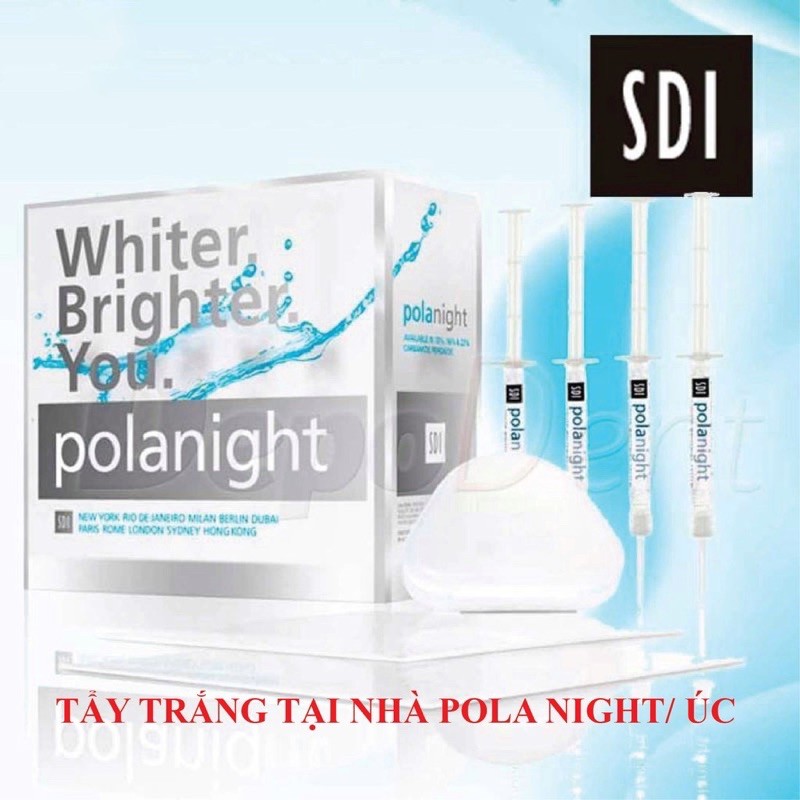 Thuốc Tẩy Trắng Răng Polanight, Pola Night sản xuất tại Úc 22%