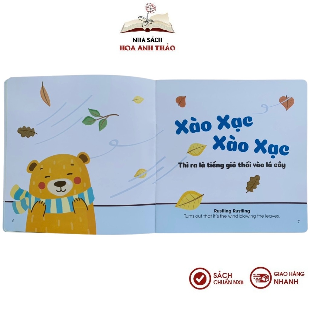 Sách - Ehon âm thanh cho bé song ngữ Việt Anh (bộ 5 cuốn)
