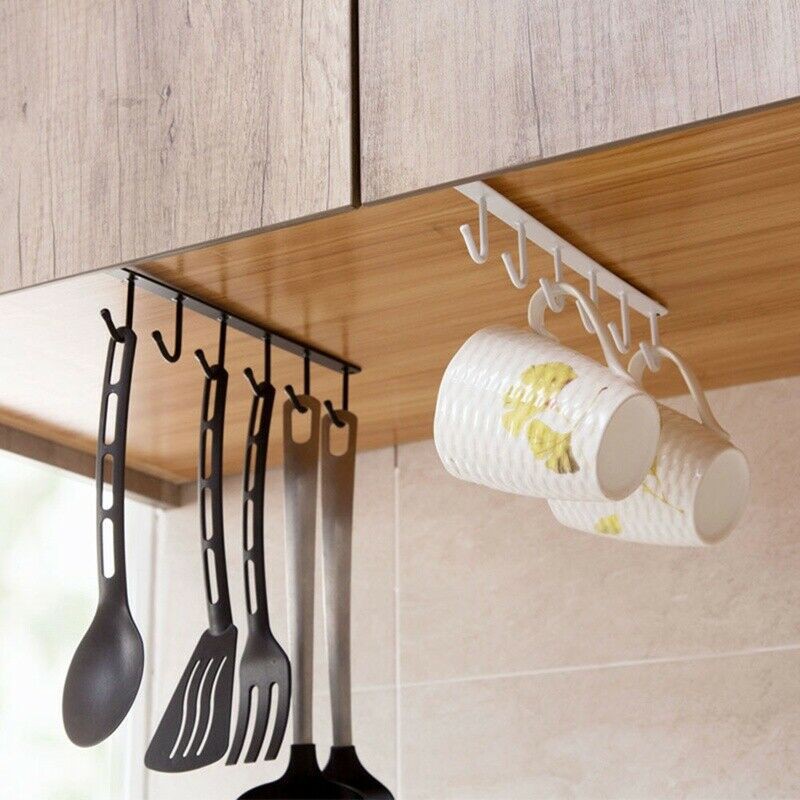 Móc Treo Đồ Gắn Tủ Chén Không Cần Đóng Đinh Tiện Dụng Giá Đỡ | BigBuy360 - bigbuy360.vn