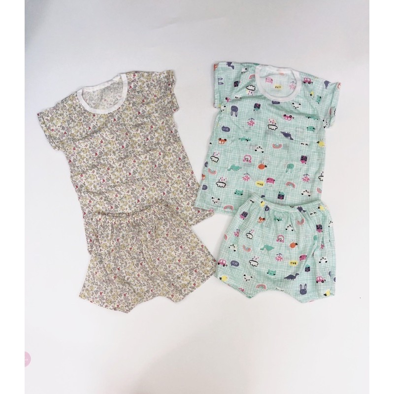 Bộ vải Cottons Hàn Quốc cho bé