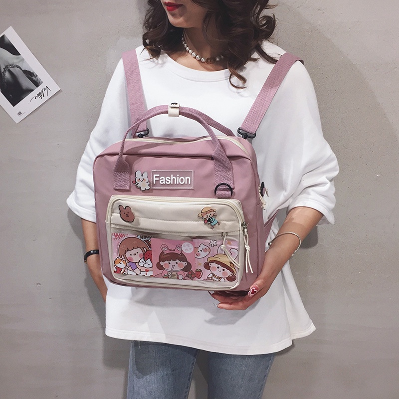 Balo Đeo Vai Hai Ngăn Sức Chứa Lớn Đa Chức Năng Cho Trẻ Em