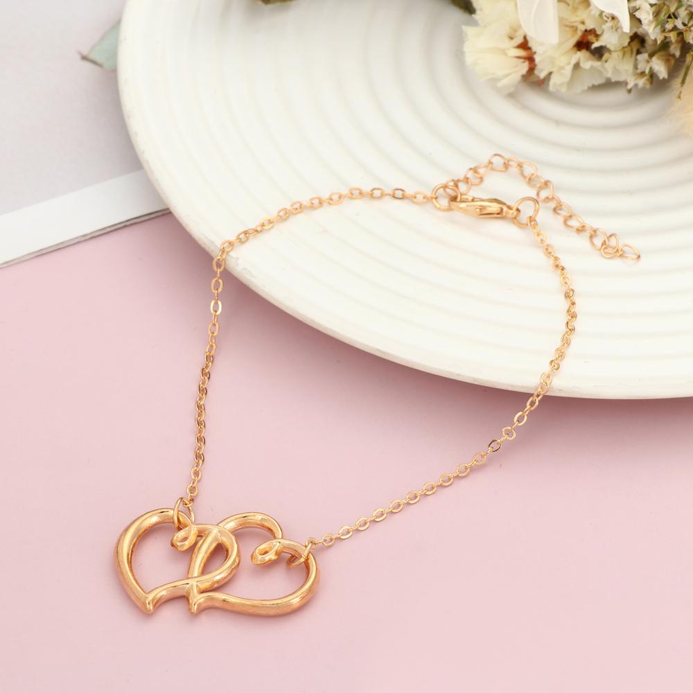 Lắc Chân Xích LEILY|Lắc Chân Mặt Trái Tim Nhiều Màu Sắc Phong Cách Bohemian