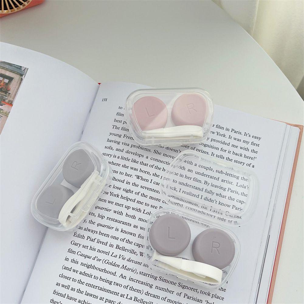 Hộp Đựng Kính Áp Tròng Mini Hình Hoa Hồng Dễ Thương