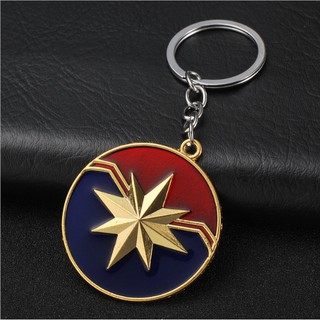 Móc Treo chìa Khóa Hình Khiên Captain Marvel