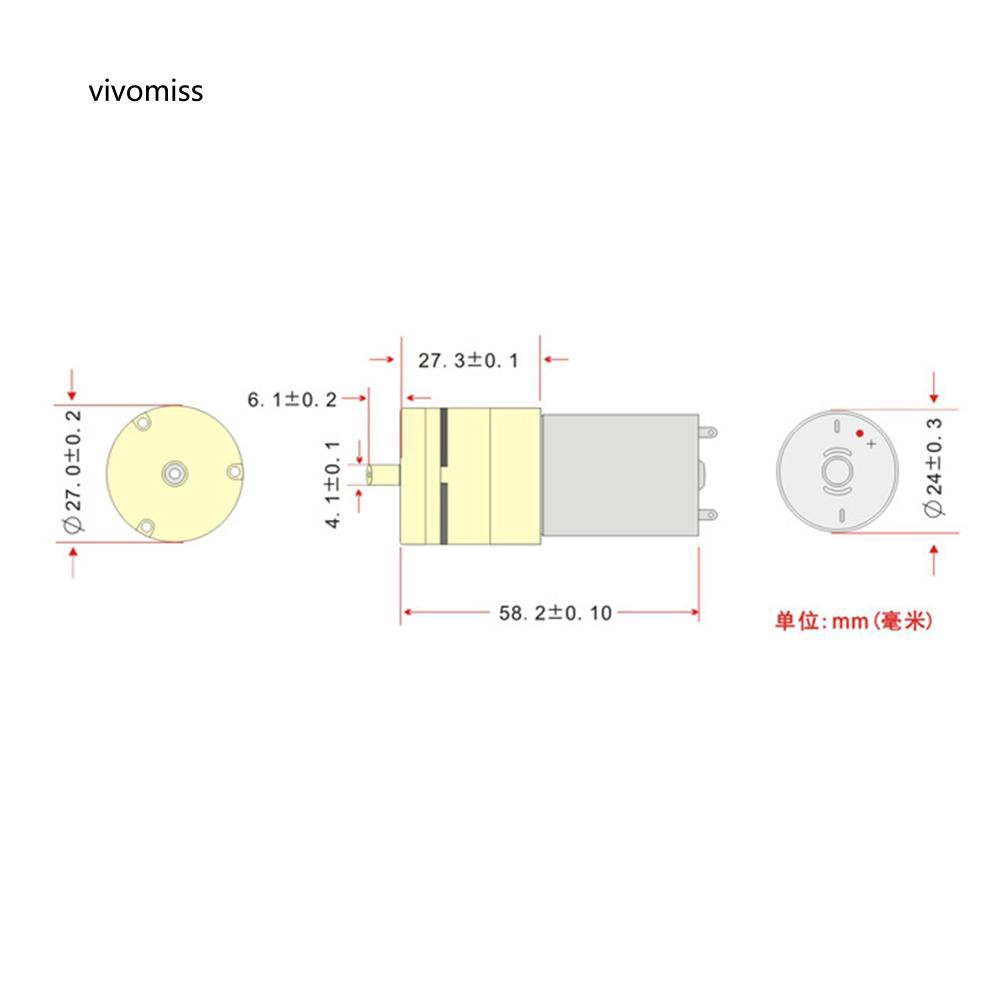 Máy bơm khí bể cá mini 12V