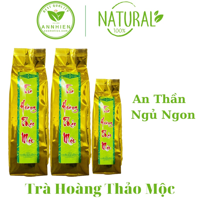 Trà Hoàng Thảo Mộc 500g- Hỗ trợ chứng mất ngủ - Rất Tốt Cho Tim Mạch, Huyết Áp, Men Gan Cao