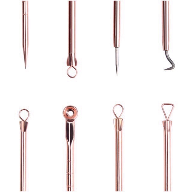 Một bộ 4 cây nặn mụn Trứng Cá, Mụn Đầu Đen Spa chuyên nghiệp, Que Nặn Mụn 2 Đầu Cao Cấp (HOT) | BigBuy360 - bigbuy360.vn