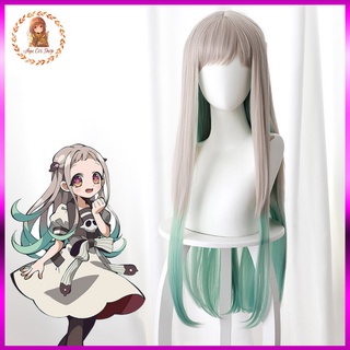 [Có sẵn] Wig/tóc giả màu xám bạc cosplay Nene Yashiro Jibaku shako Hanako-kun