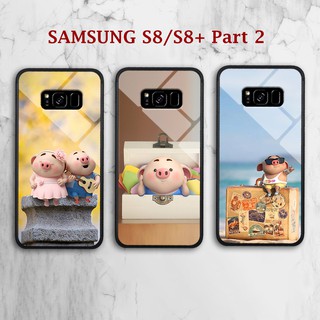 Bộ ốp lưng Samsung S8/S8+ kính hình heo cực kì dễ thương part 2 mã từ 21-37