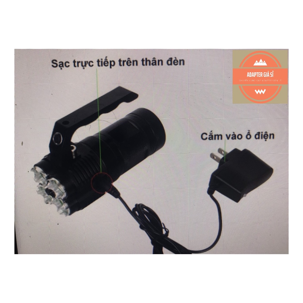 Adapter sạc nguồn 4.2V 500ma sạc đèn Pin đội đầu, đèn pin siêu sáng.