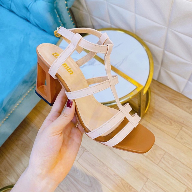 Dép cao gót 6p quoai dây sang chảnh tôn chân | BigBuy360 - bigbuy360.vn