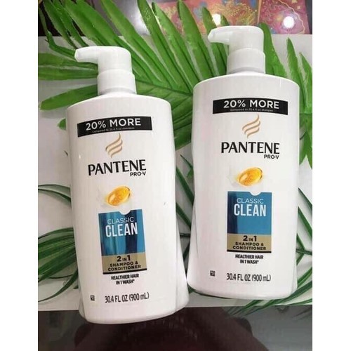 Dầu gội & xả 2in1 Pantene Pro-V Classic Clean 900ml