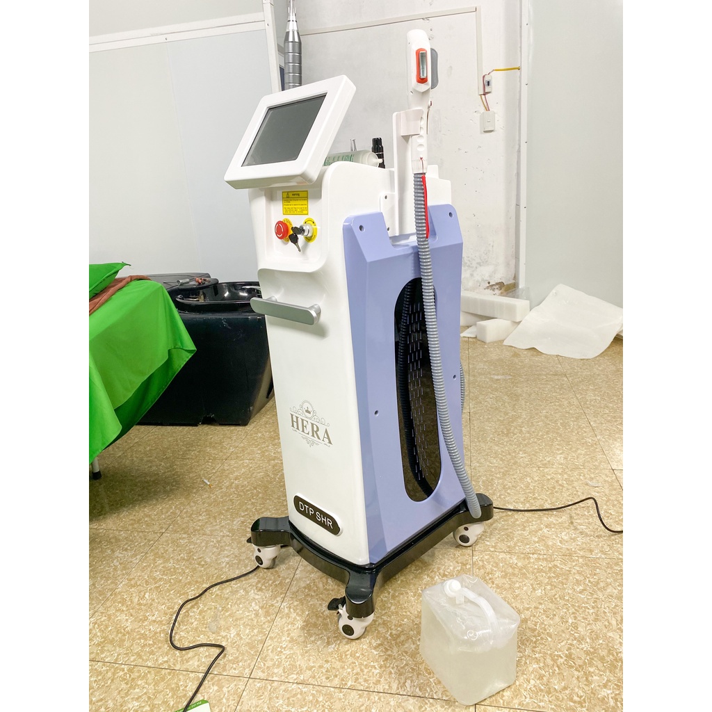 Máy Triệt lông Hera, chính hãng bắc kinh, 2in1 1 tay triệt lông 1 tay laser 2022