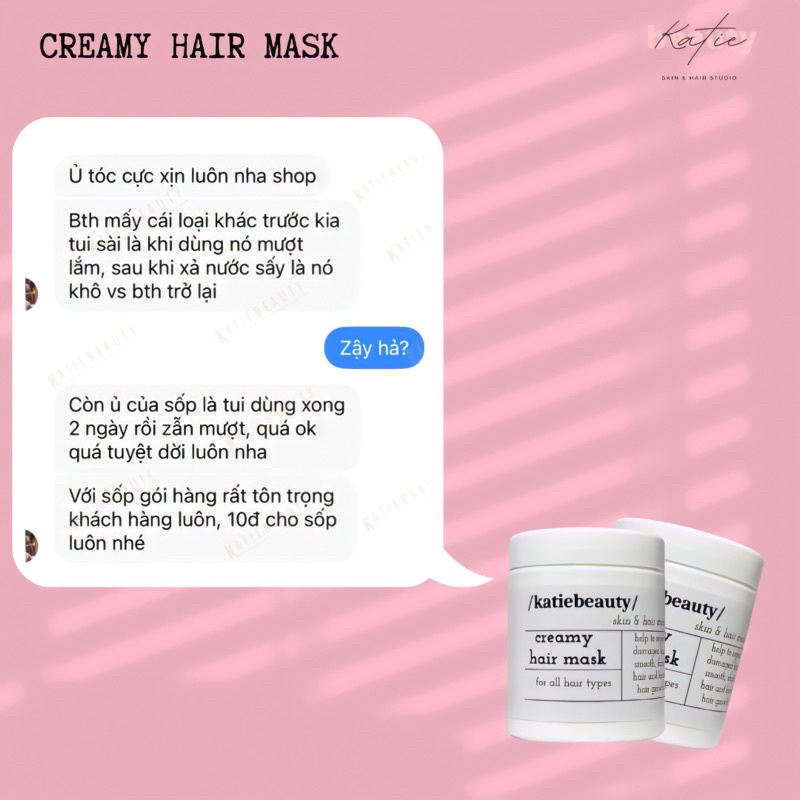 Kem ủ tóc Creamy Hair Mask 250g | KATIEBEAUTY