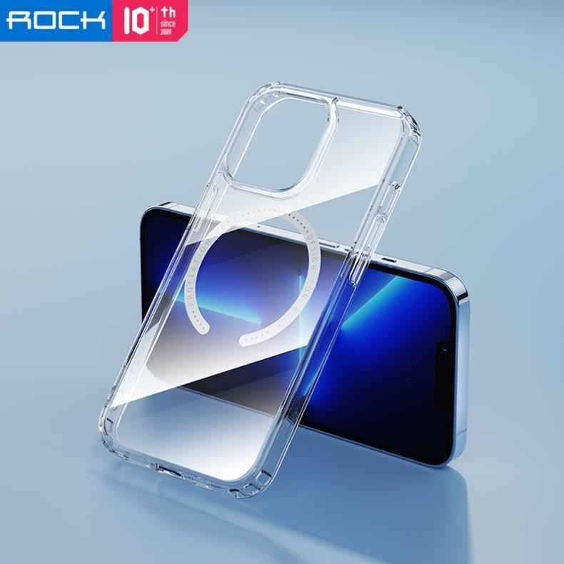 Ốp lưng trong suốt có từ tính Rock điện thoại iPhone 13 Pro Max/13 Pro / 13