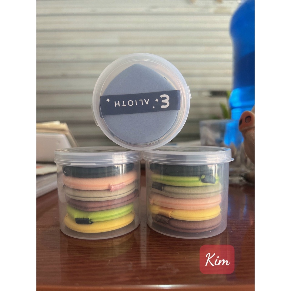 Set 7 Mút Trang Điểm Tán Kem Nền