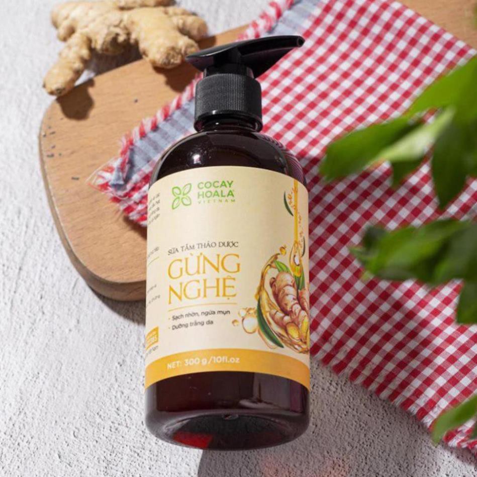 Sữa Tắm Thảo Dược Gừng Nghệ Cocayhoala 300g | BigBuy360 - bigbuy360.vn
