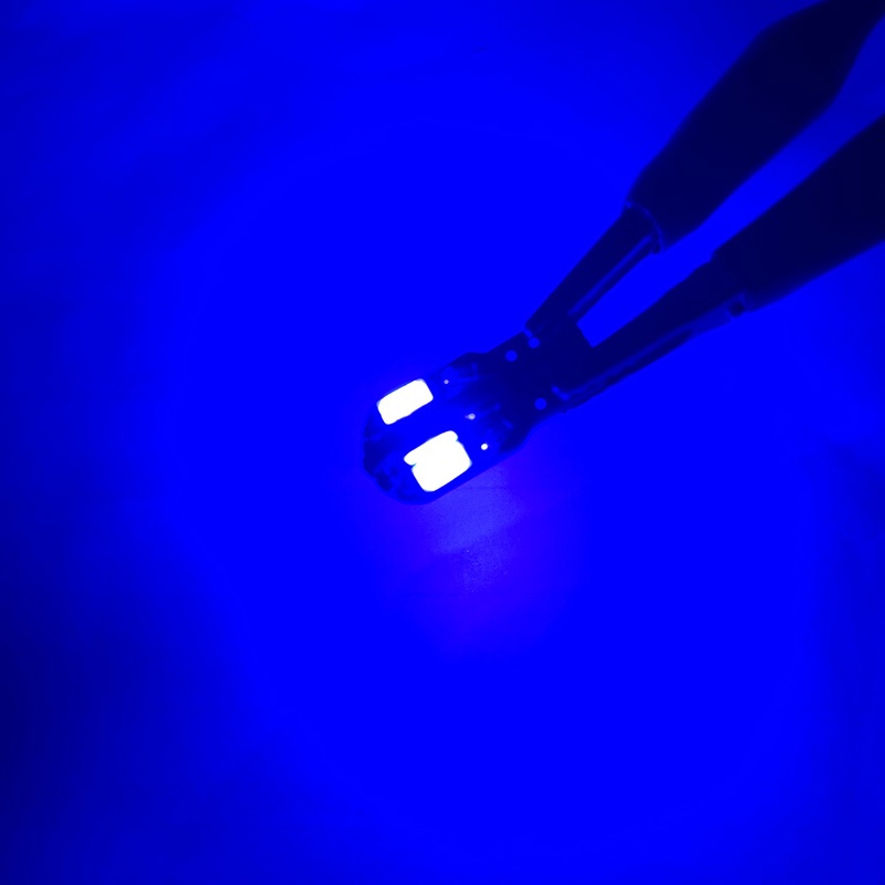 Set 10 Đèn LED T10 W5W 194 168 2825 Ánh Sáng Trắng Dành Cho Ô Tô